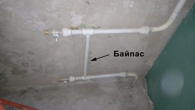 opvarmning radiator bypass