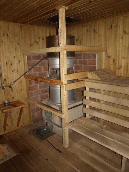 Ang mga kalan ng sauna mula sa isang silindro, rims