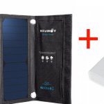 الثنائي Powerbank البطارية الشمسية