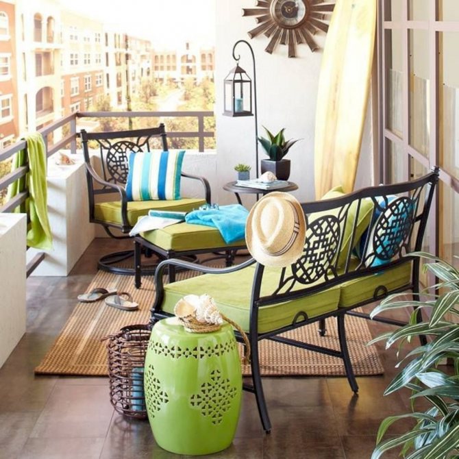 Foto numărul 12: Crearea unei zone de relaxare pe balcon: 10 idei pentru relaxare