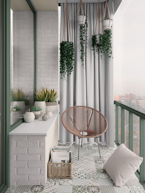 Foto numărul 20: Crearea unei zone de relaxare pe balcon: 10 idei pentru relaxare