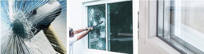 Foto: for fuld beskyttelse af vinduer mod indbrud, skal du sørge for at installere vandafvisende glas