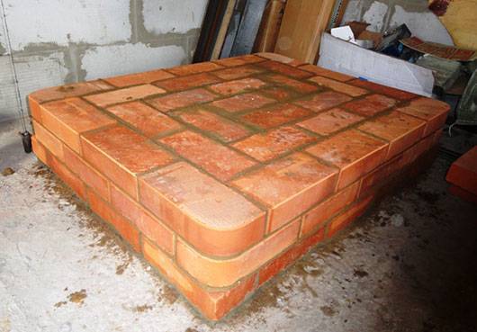 Pundasyon ng brick stove