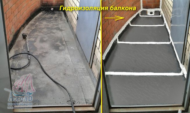 do-it-yourself balkonahe waterproofing