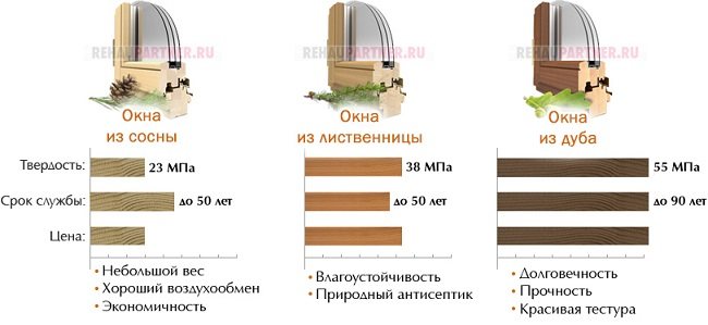 caracteristicile ferestrelor din lemn
