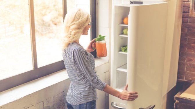 køleskab ved lav temperatur