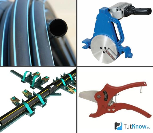 Mga tool para sa welding ng electrofusion ng mga polyethylene pipes