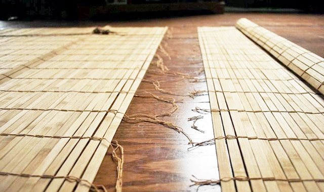 Fabriquer des stores enrouleurs en bambou
