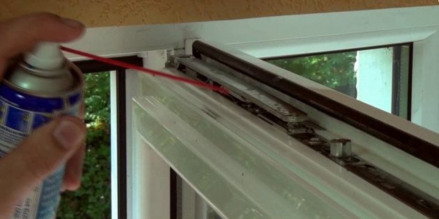 طريقة ضبط النوافذ البلاستيكية: دهن
