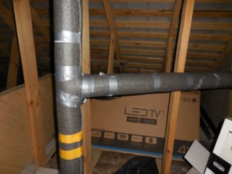 Hvordan fjernes kondensat fra et ventilationsrør?