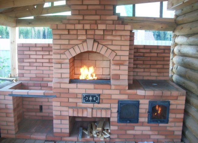 Fireplace at stove system
