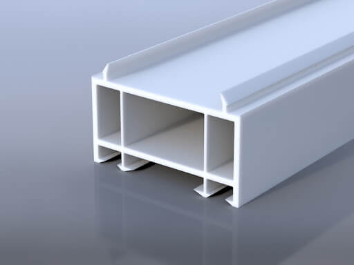 Imagine a profilelor de umplutură din PVC pentru ferestre