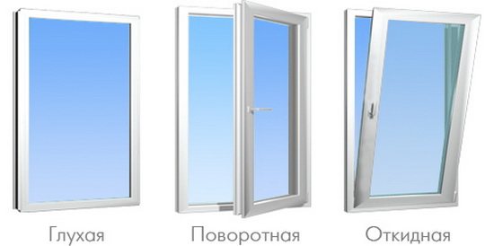 billede af en række forskellige vinduesrammer