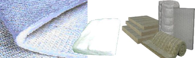 Silica-insulate material na materyal.