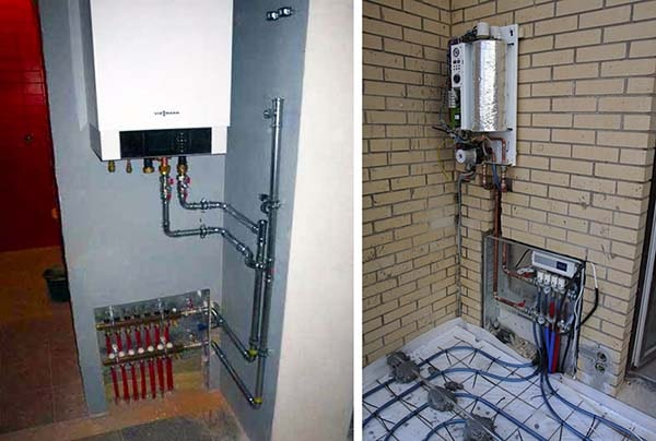 Instalarea și conectarea unui generator de căldură montat pe perete