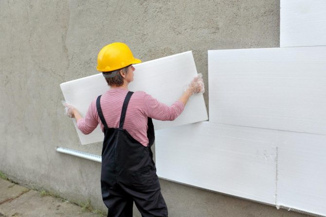 Pag-install ng mga foam panel