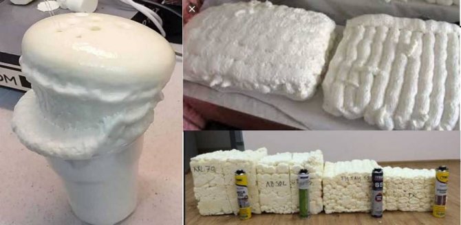 Polyurethane foam: aling mga uri ang pipiliin ang rating ng mga tatak ng larawan