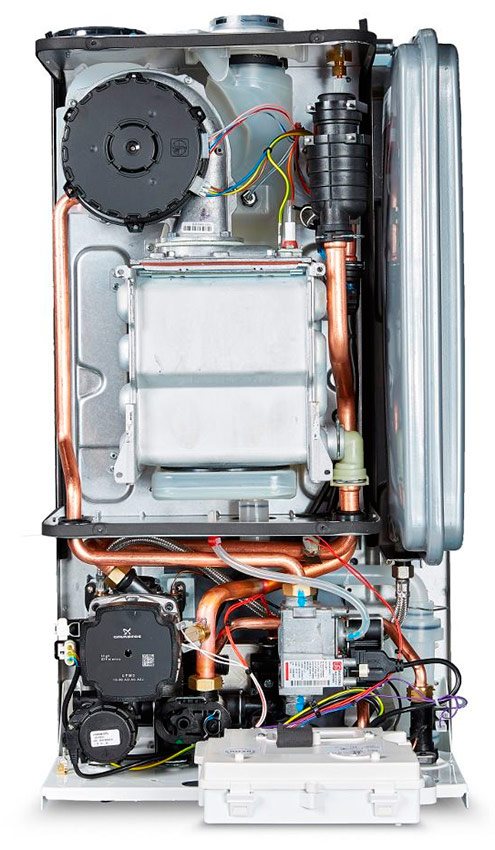 Sectional wall gas boiler