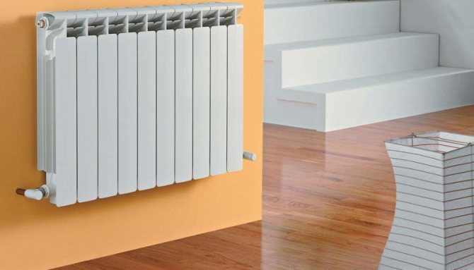 varme radiator sektion volumen