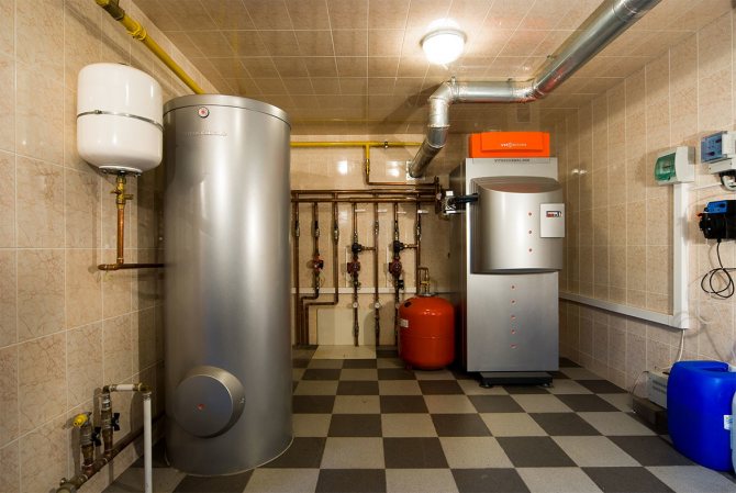 Pangkalahatang mga kinakailangan para sa aparato ng mga silid ng boiler ng gas