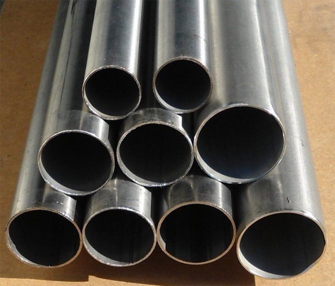 galvanized pipes para sa tubig