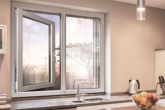 نوافذ في المطبخ من PVC Profile LG