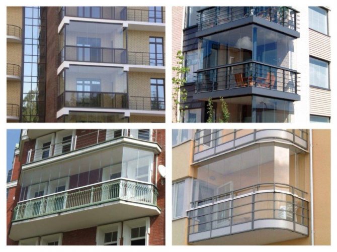 Vitrarea panoramică a unui balcon: tipuri și caracteristici ale tehnologiei