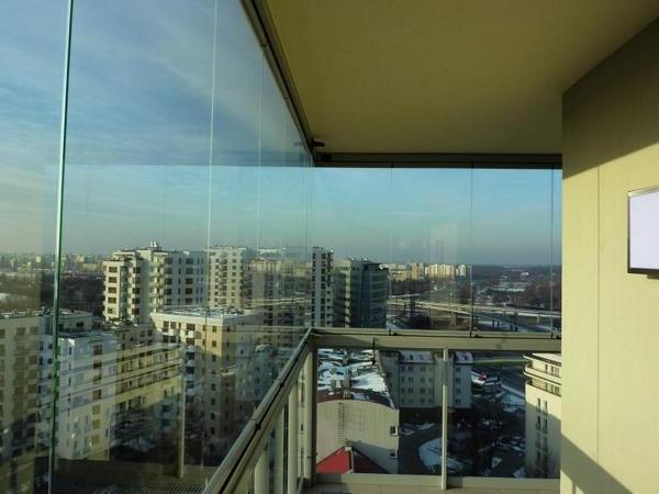 Panoramic glazing ng loggia