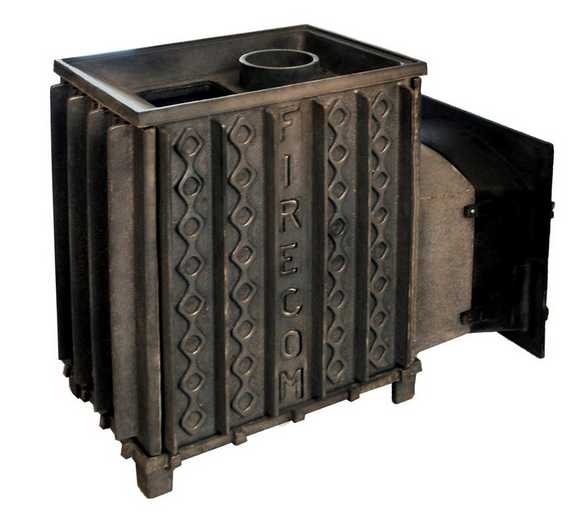 Cast iron stove sauna