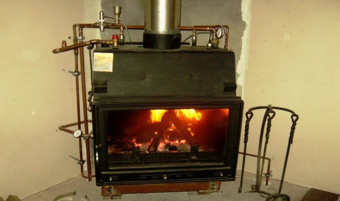 kalan na may hot water boiler