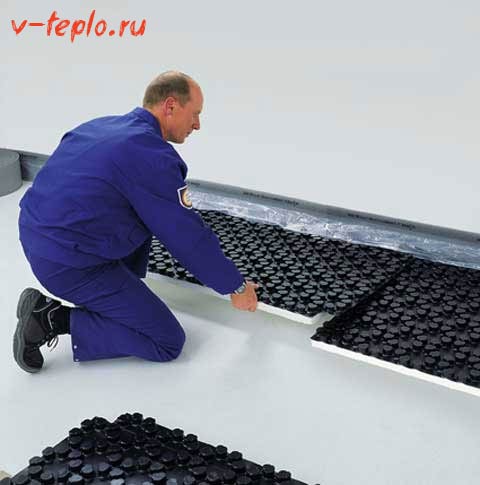 polystyrene foam plate para sa underfloor heating