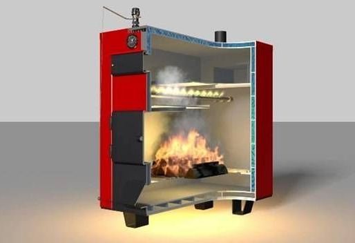cutaway pyrolysis boiler