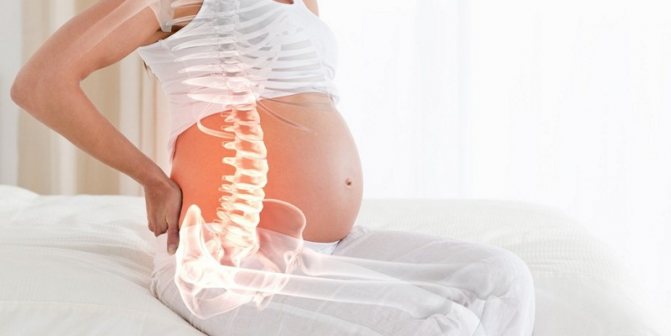 Hvorfor gør lænden ondt i den tidlige og sene graviditet?