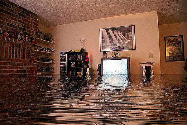 Oversvømmelse i boligen