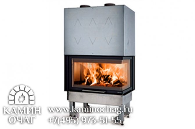 Mga panuntunan sa pag-install para sa isang metal na fireplace: manwal ng gumagamit, ipasok ang Fireplace La Nordica 800 Angolo