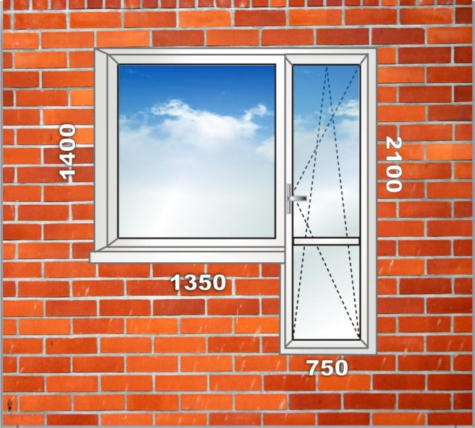 Dimensiunile blocului de balcon depind de tipul de deschidere