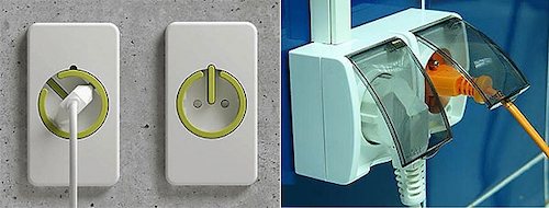 Mga socket sa banyo: Kung saan at alin ang maaaring mai-install