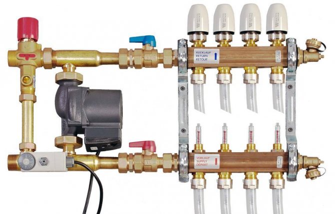 مخطط الأسلاك للتدفئة تحت أرضية المياه: الإصدارات ودليل الجهاز