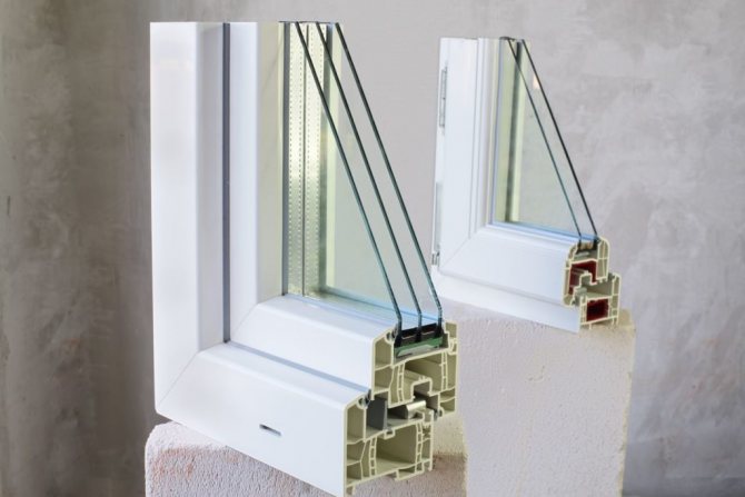 Double-glazed windows para sa mga malalawak na bintana