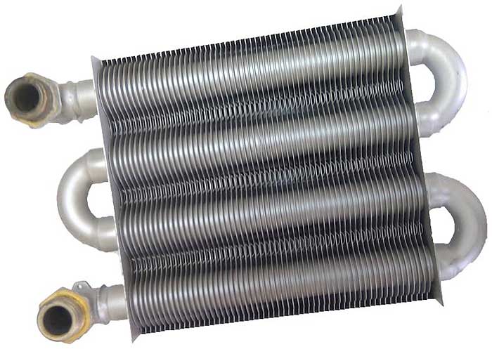 Gas boiler heat exchanger