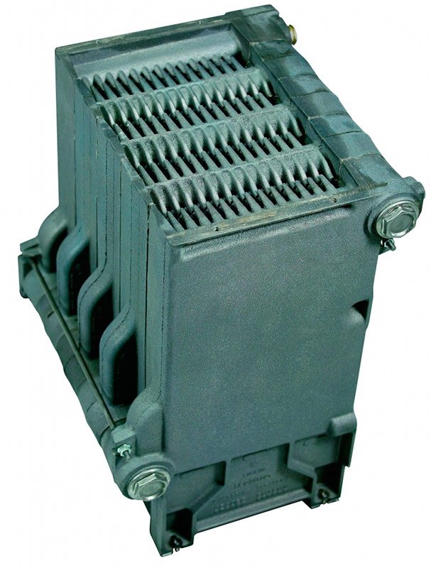 Cast iron heat exchanger