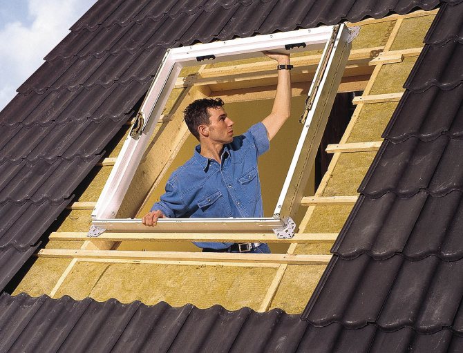 Pemasangan tingkap bumbung