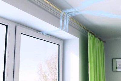 ventilație într-un apartament cu ferestre din plastic