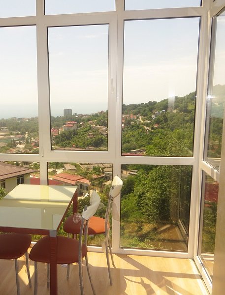 udsigt fra balkonen med panoramaudsigt