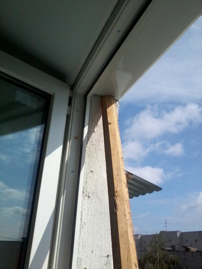 Udvendige skråninger til PVC-vinduer