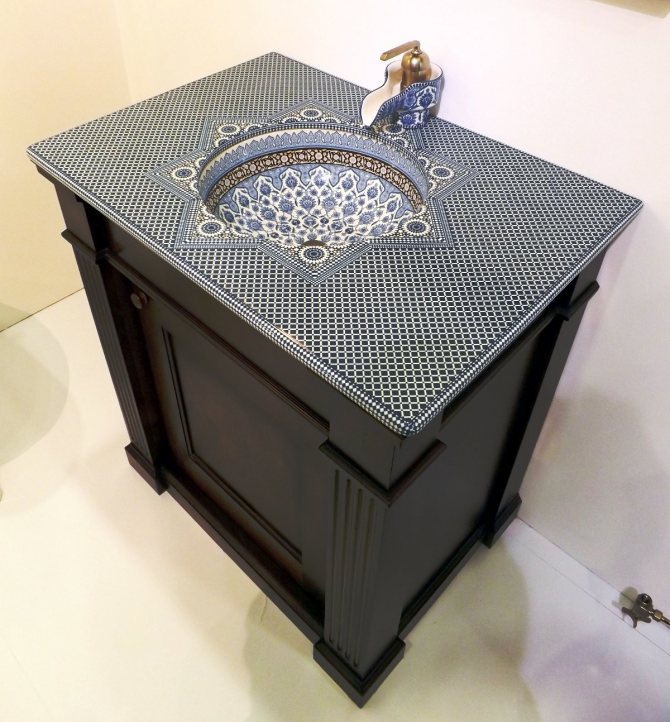 Indbygget håndvask af Kohler på MosBuild 2014