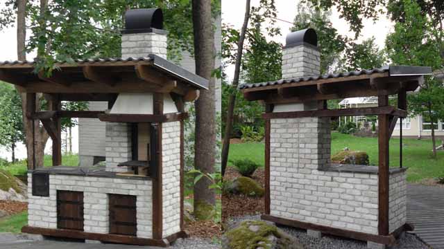 do-it-yourself na barbecue hood