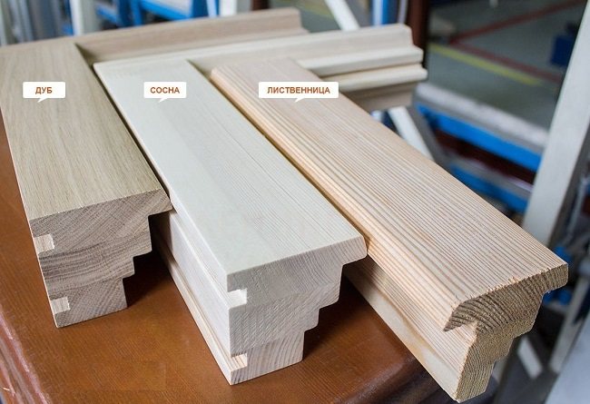 semifabricate pentru ferestre din lemn: stejar, larice, pin
