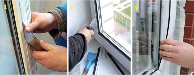 Înlocuire unitate de sticlă pentru uși de balcon din plastic